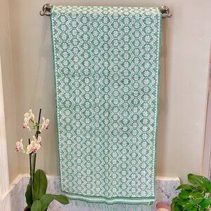 Inabel bed or table runner, green from the Philippines